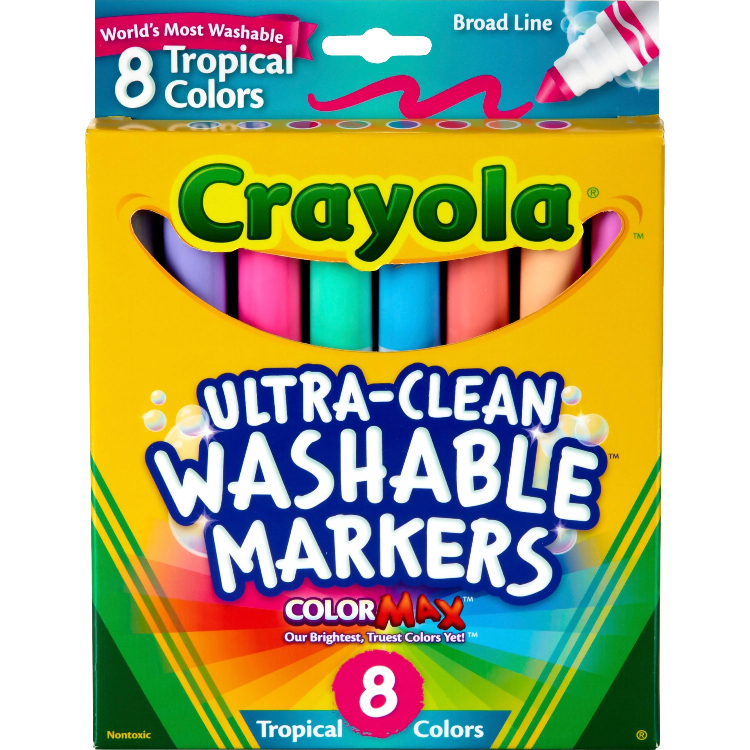 Crayola Tropical Colors Pack Washable Markers
