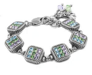 Crystal Chessboard Mermaid Bracelet