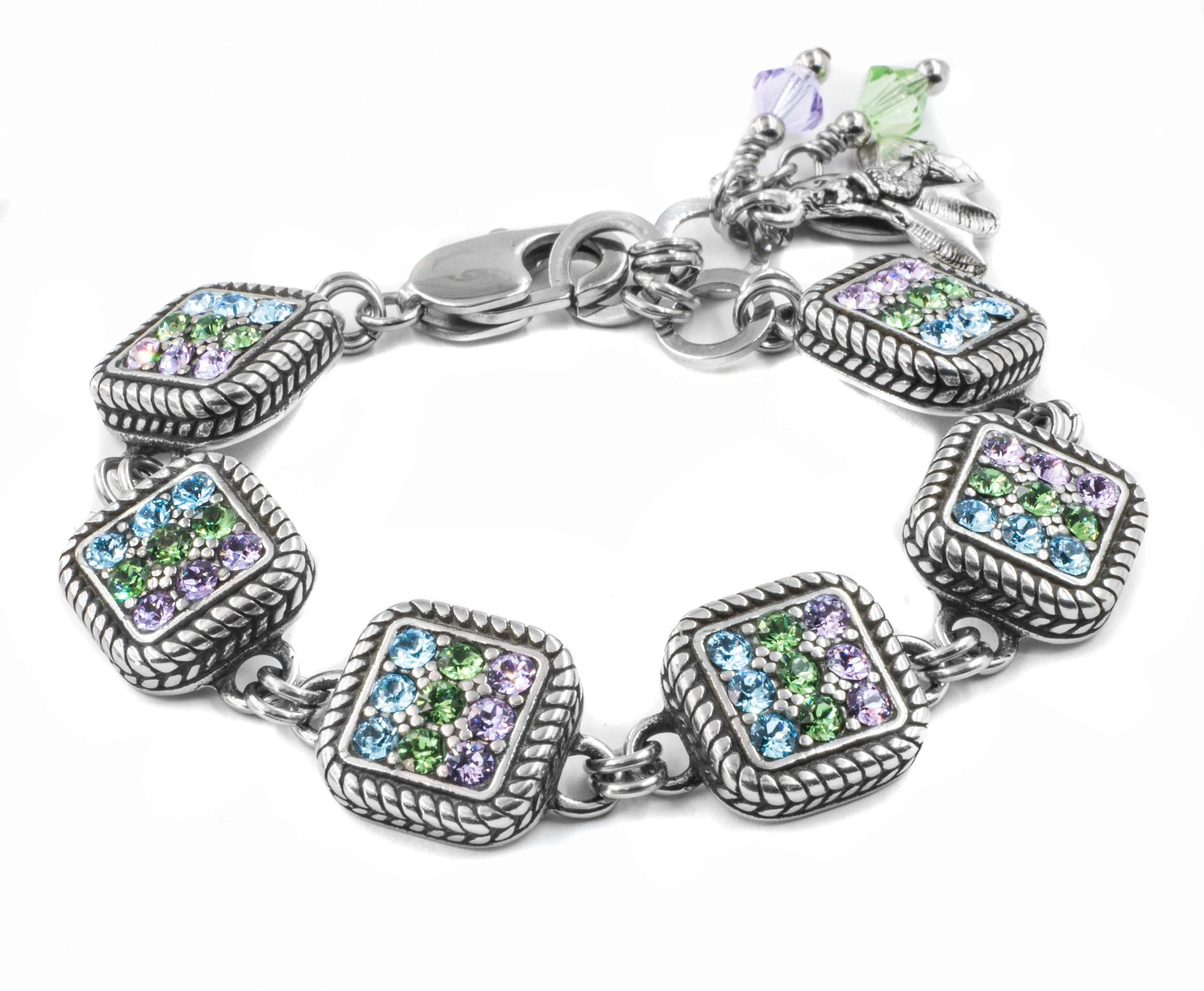 Crystal Chessboard Mermaid Bracelet