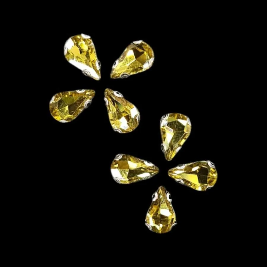 Crystal D.R Stone 8x13 Drop