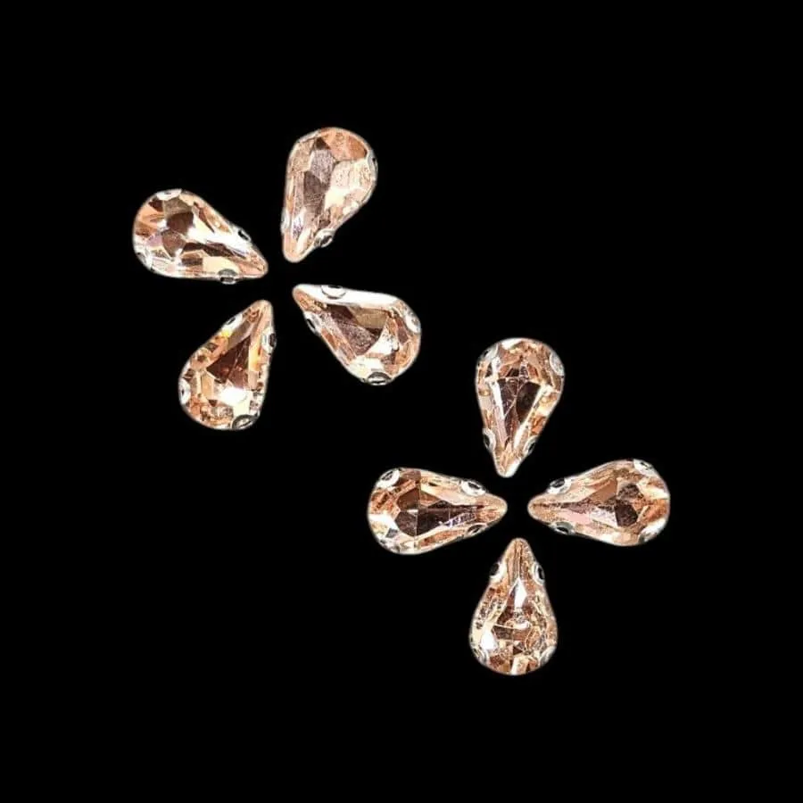 Crystal D.R Stone 8x13 Drop