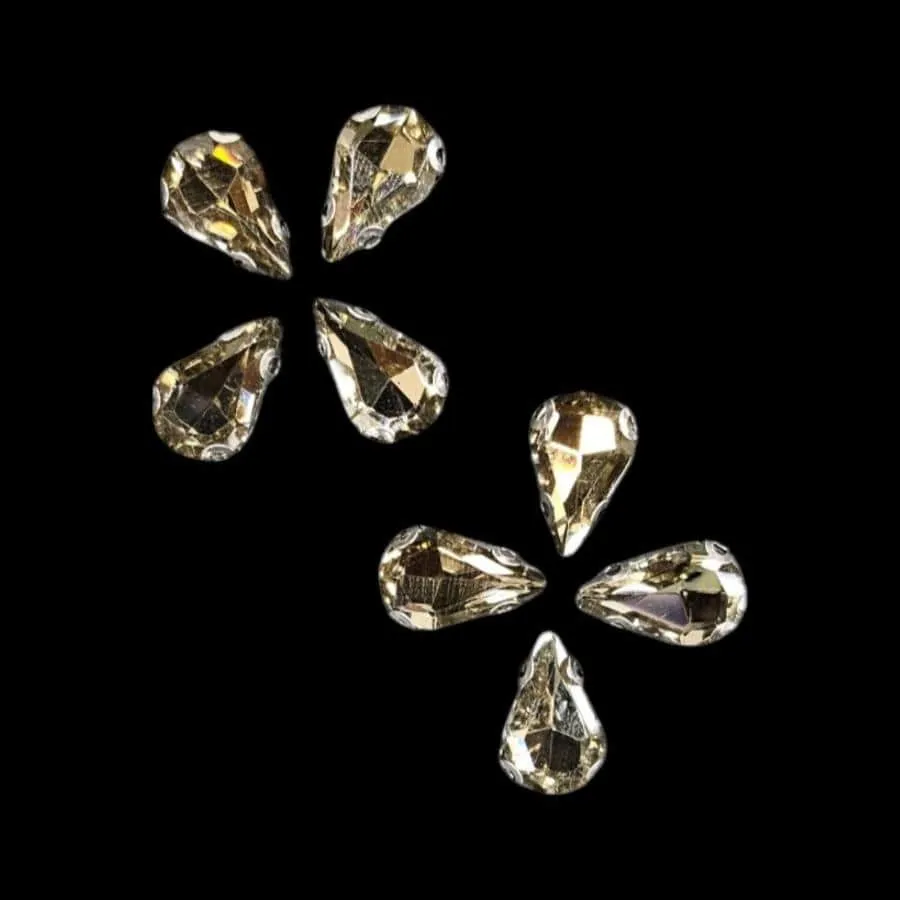 Crystal D.R Stone 8x13 Drop