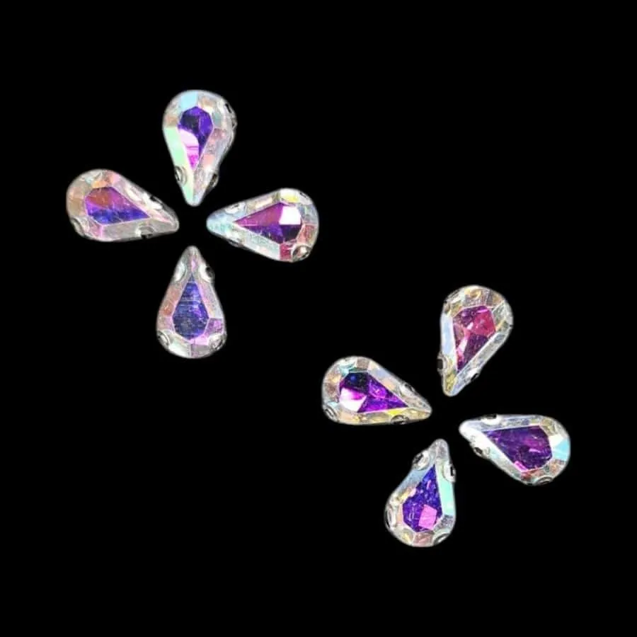 Crystal D.R Stone 8x13 Drop