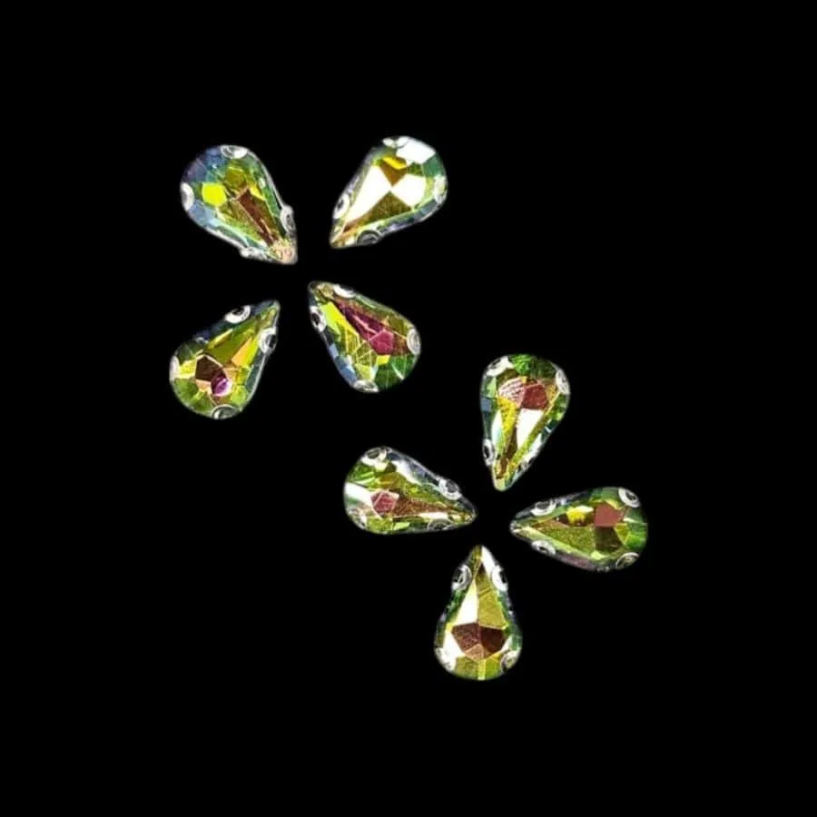 Crystal D.R Stone 8x13 Drop