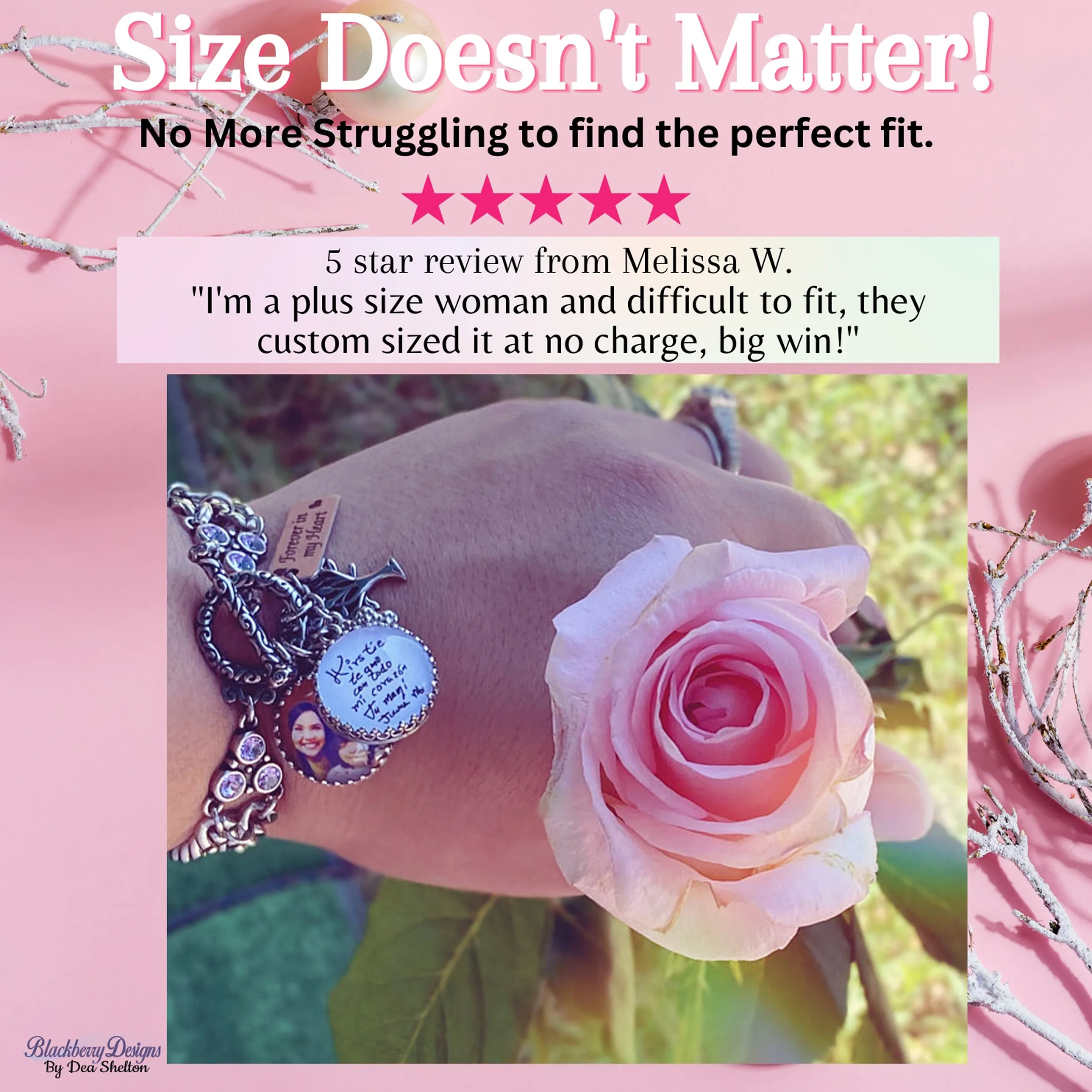 Crystal Heart Bracelet