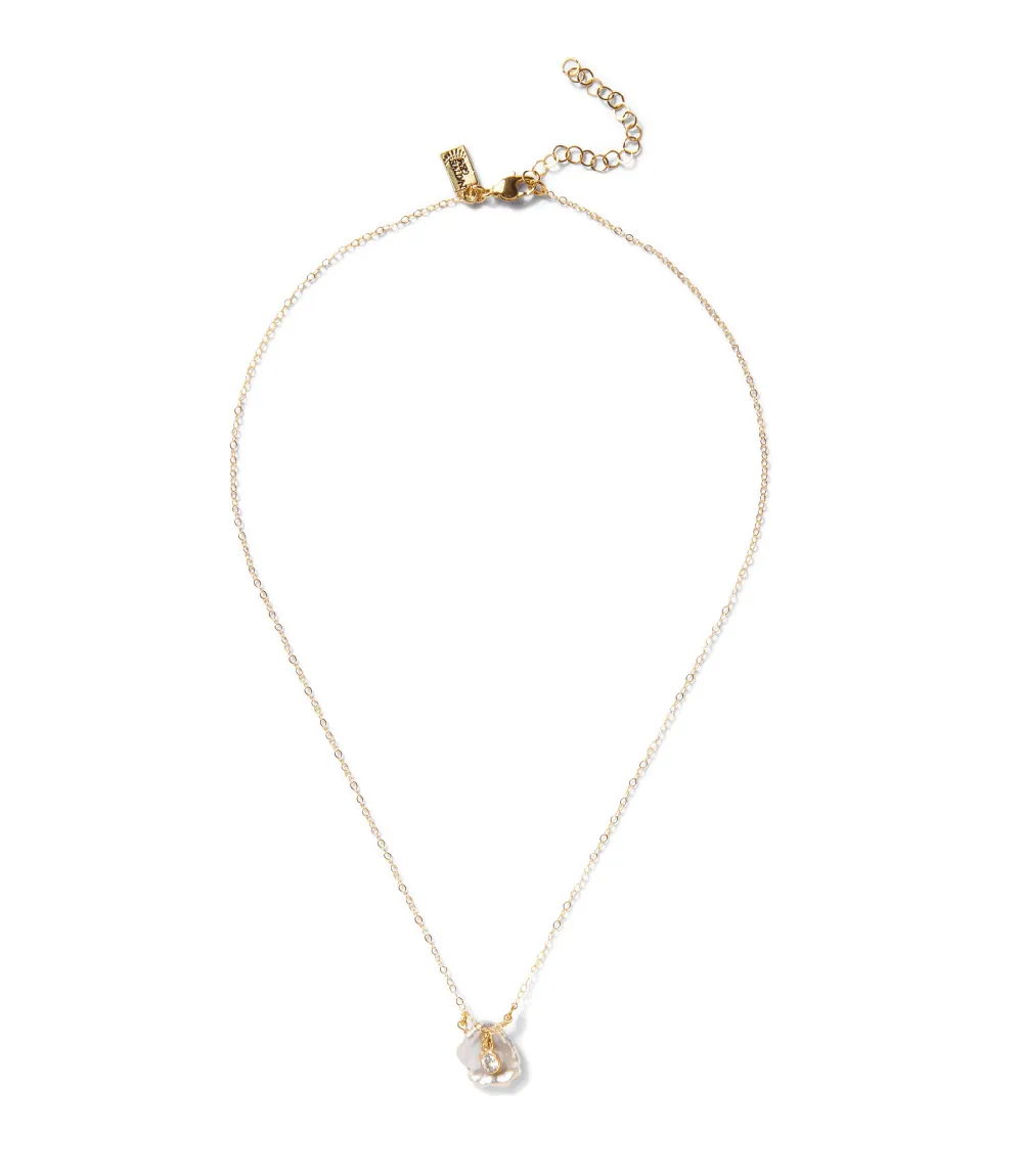 Crystal Pearl Necklace