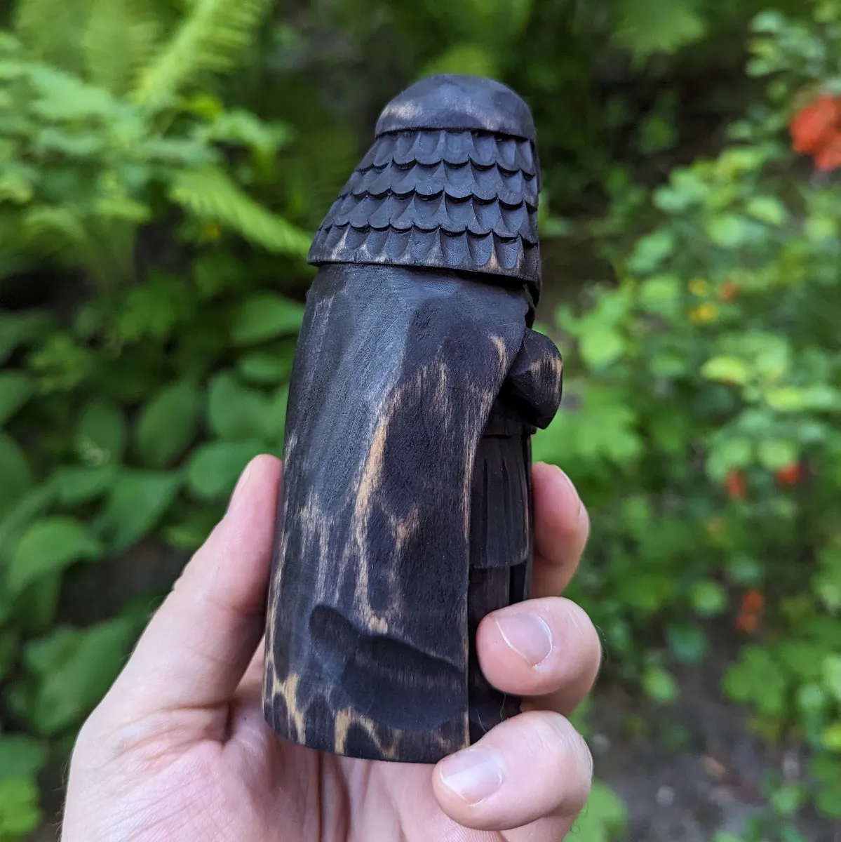 Danish Viking wooden figurine