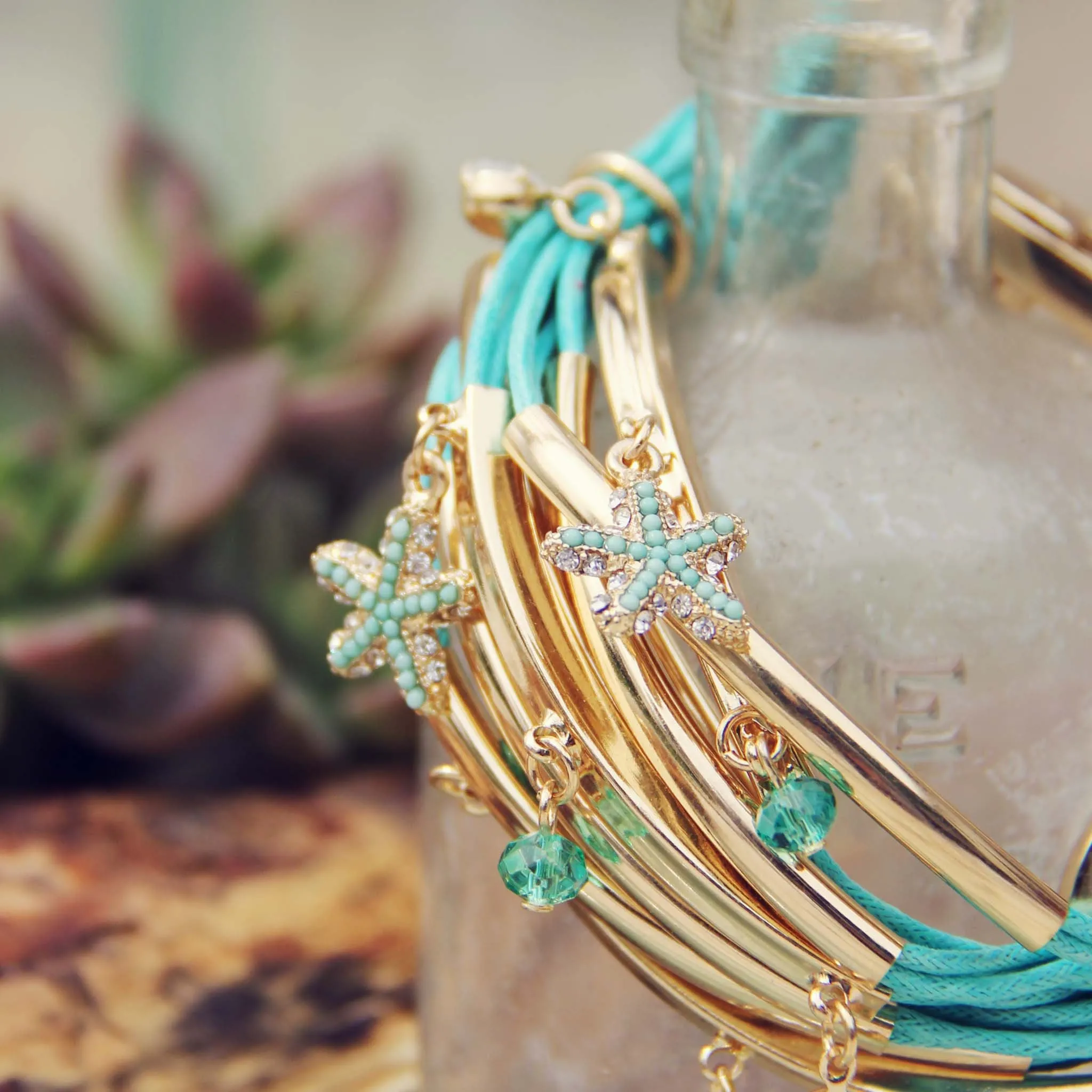 Desert Tide Bracelet in Mint