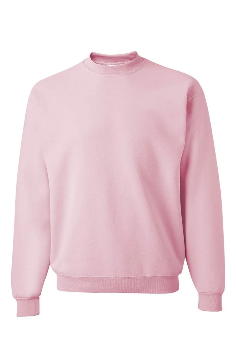 Distressed Softball Heart Unisex NuBlend Crew Sweatshirt