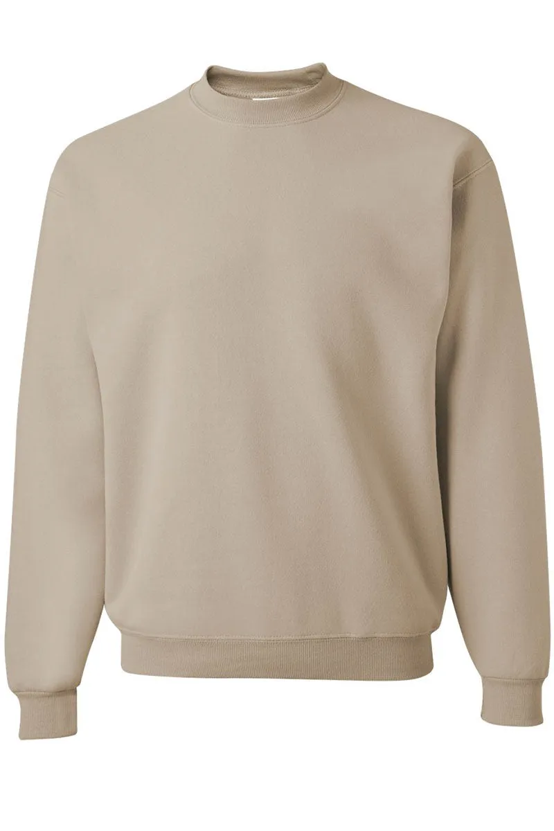 Distressed Softball Heart Unisex NuBlend Crew Sweatshirt