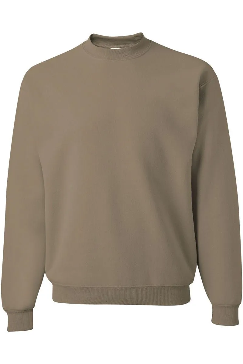 Distressed Softball Heart Unisex NuBlend Crew Sweatshirt