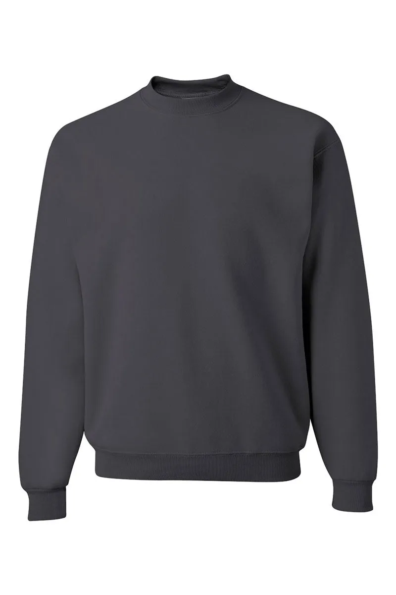 Distressed Softball Heart Unisex NuBlend Crew Sweatshirt