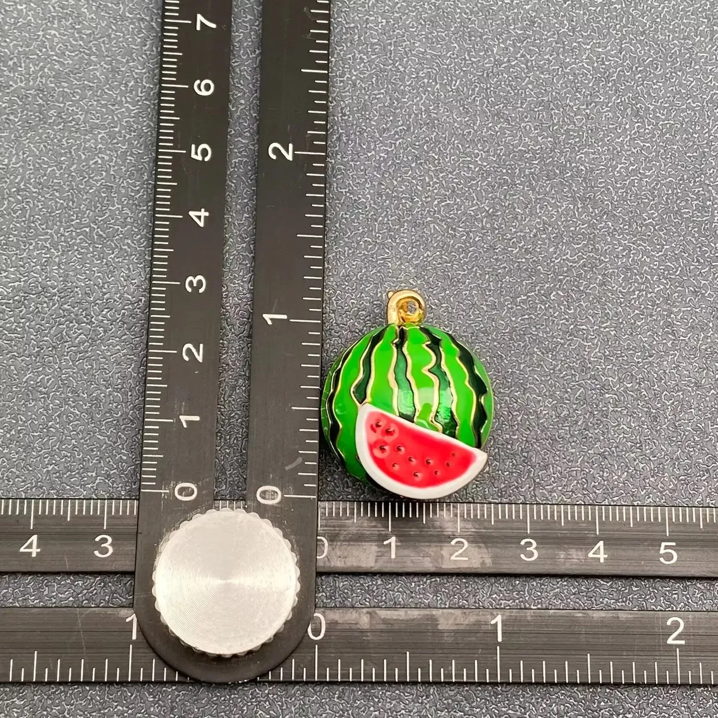 Enamel Watermelon Brooch