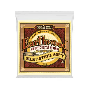 Ernie Ball Earthwood Silk and Steel Soft Acoustic Guitar Strings, 11-52