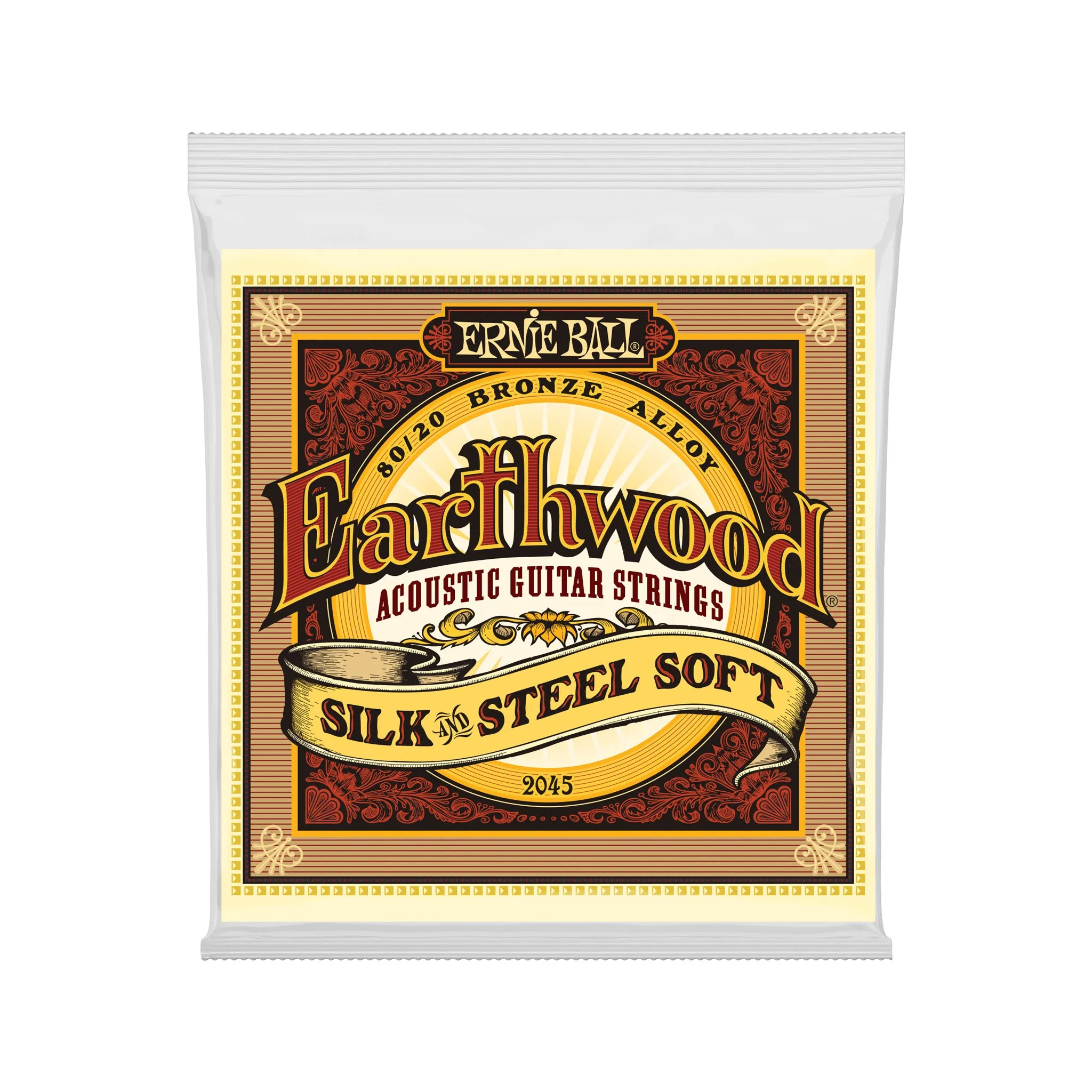 Ernie Ball Earthwood Silk and Steel Soft Acoustic Guitar Strings, 11-52