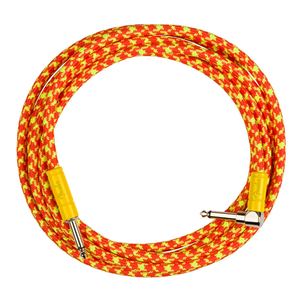 Fender MonoNeon Instrument Cable, 10', Orange