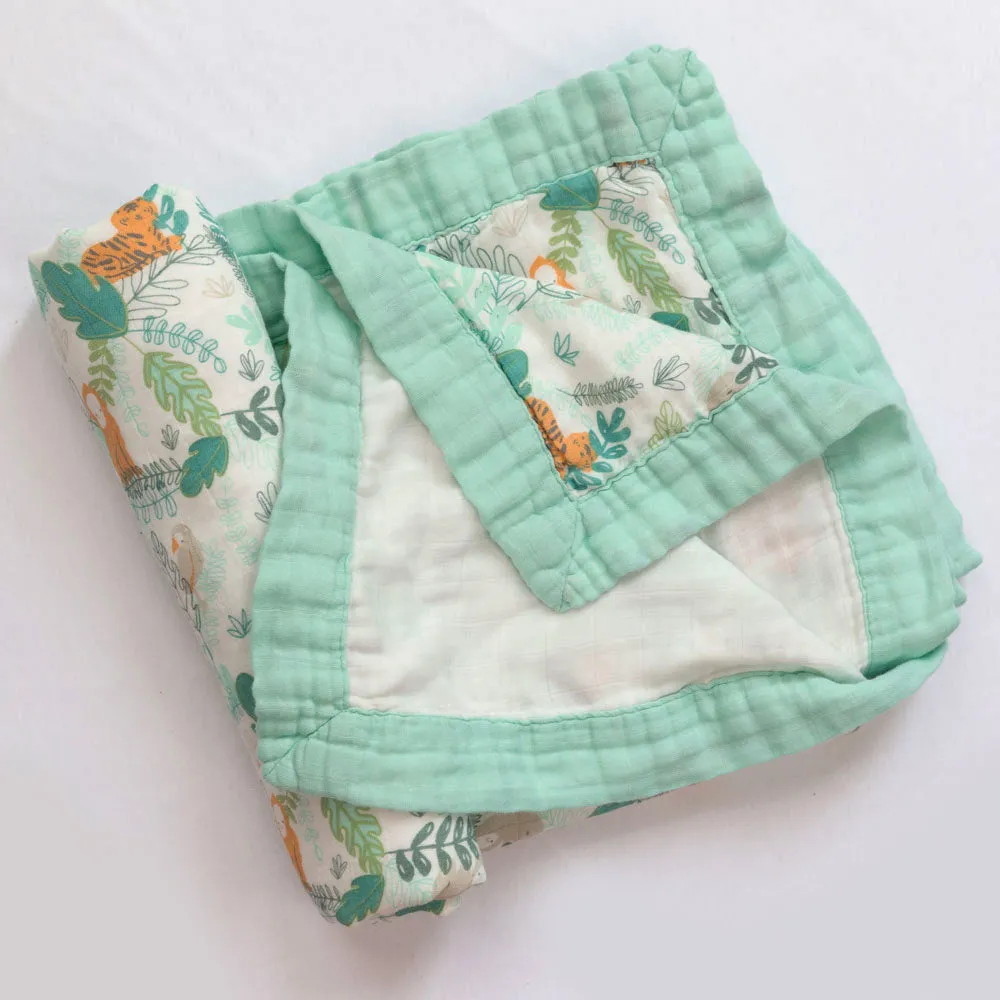 Four Layer Rainforest Bamboo Blanket