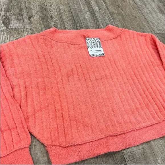 Free People 'Cabin Fever' Pullover Chenille Sweater NWT, S