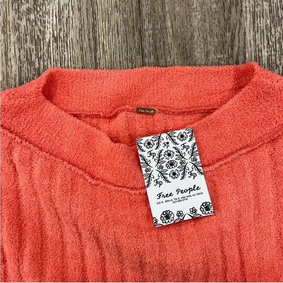 Free People 'Cabin Fever' Pullover Chenille Sweater NWT, S