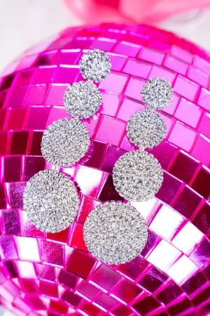Frosted Falls Crystal Earrings