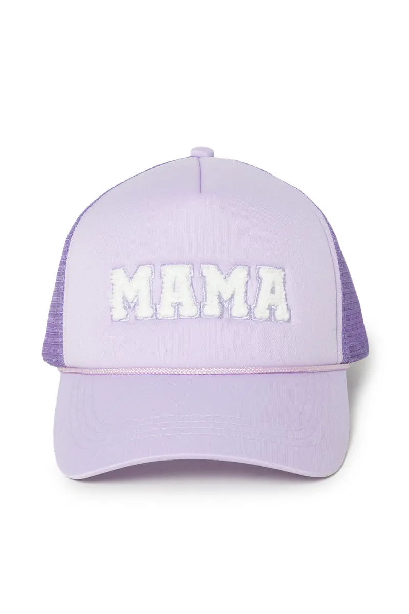 FWCAPM4370 - MAMA Chenille Lettered Trucker Hat