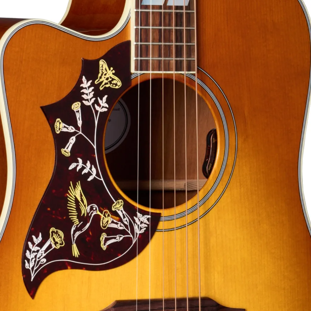 Gibson Hummingbird Standard EC Heritage Left- Handed Acoustic Guitar - Cherry Sunburst