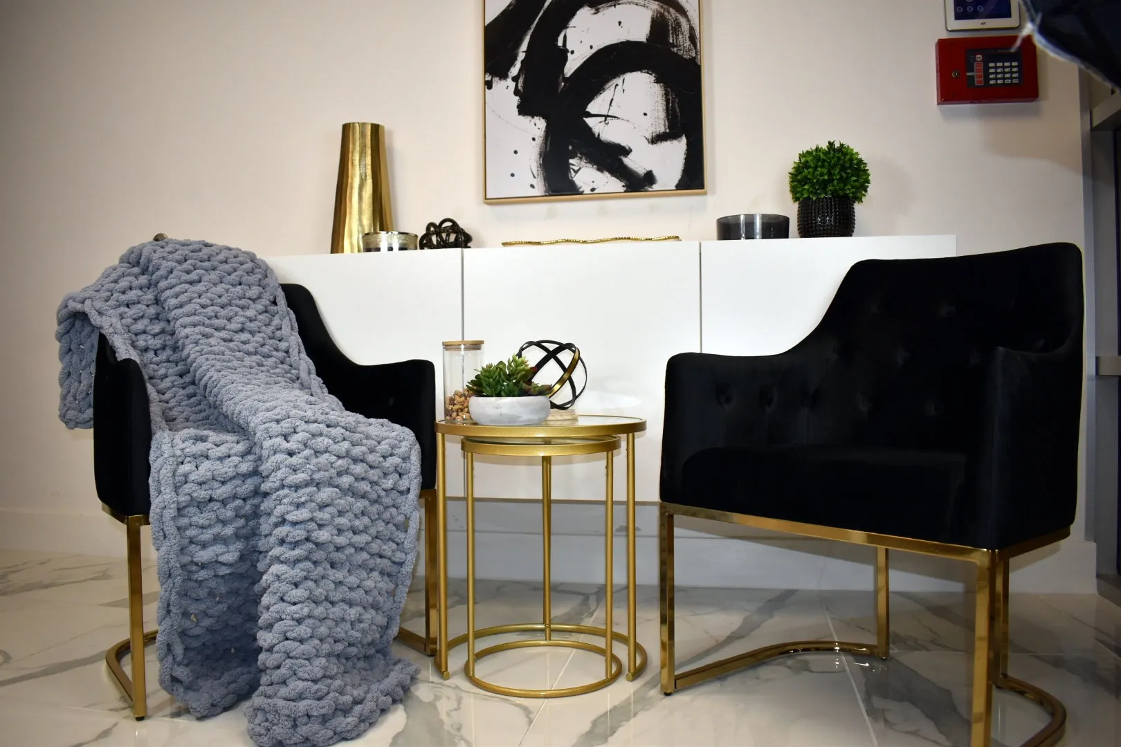 GOLD TEXTILES Chenille Throw Blanket ( 50X60 Inches ) Warm Soft Cozy for Lounge Sofa ,Couch & Bed, Home Decor