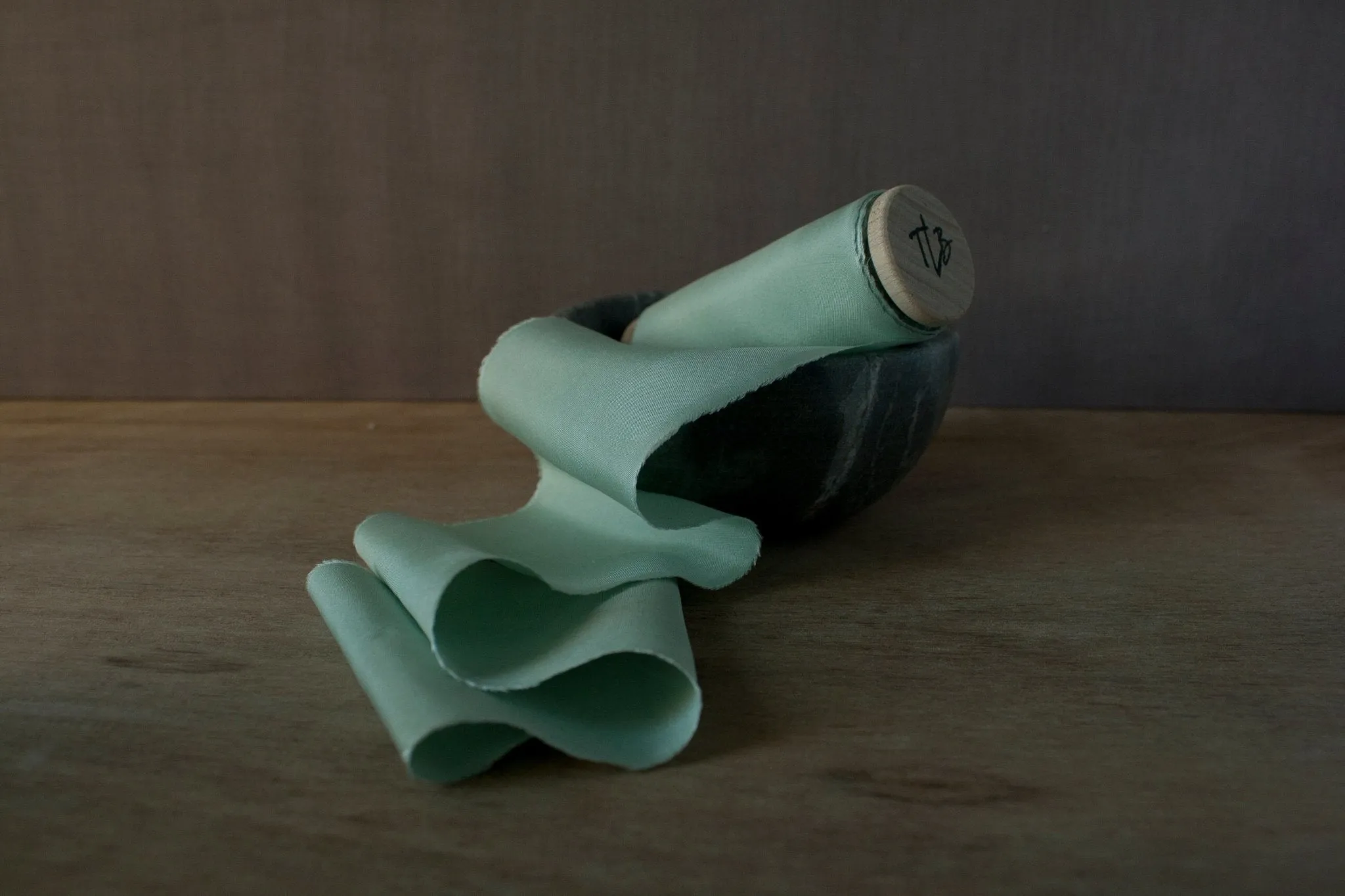 Gossamer Green Taffeta Silk Ribbon - *Sale