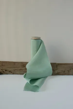 Gossamer Green Taffeta Silk Ribbon - *Sale