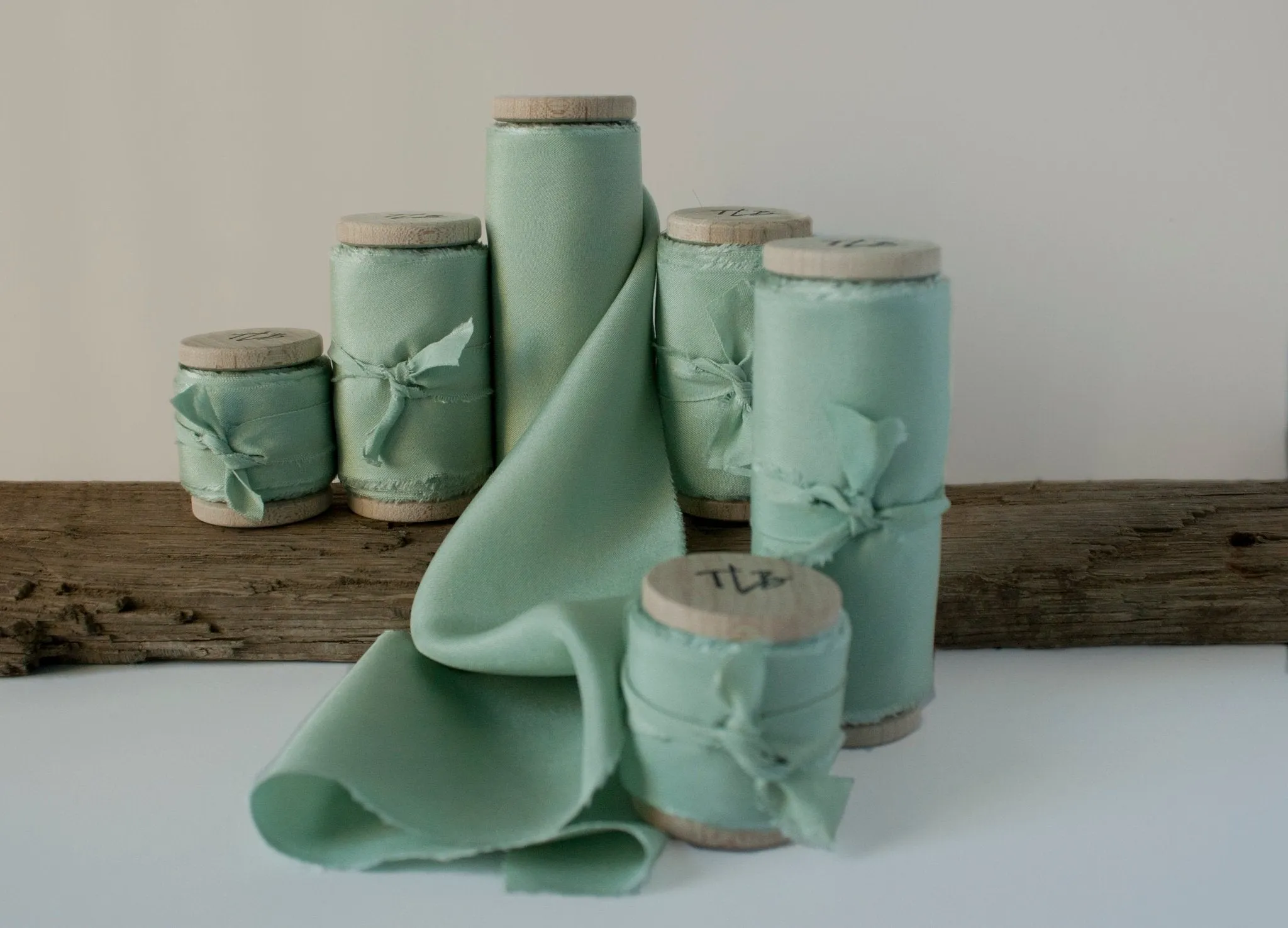 Gossamer Green Taffeta Silk Ribbon - *Sale