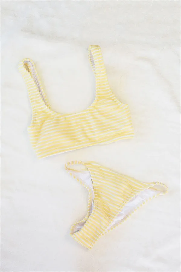 Grenada Scoop Top - Yellow