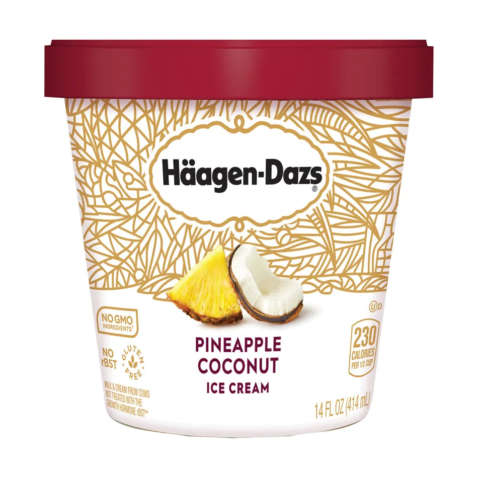 Haagen-Dazs Pineapple Coconut (Pint)