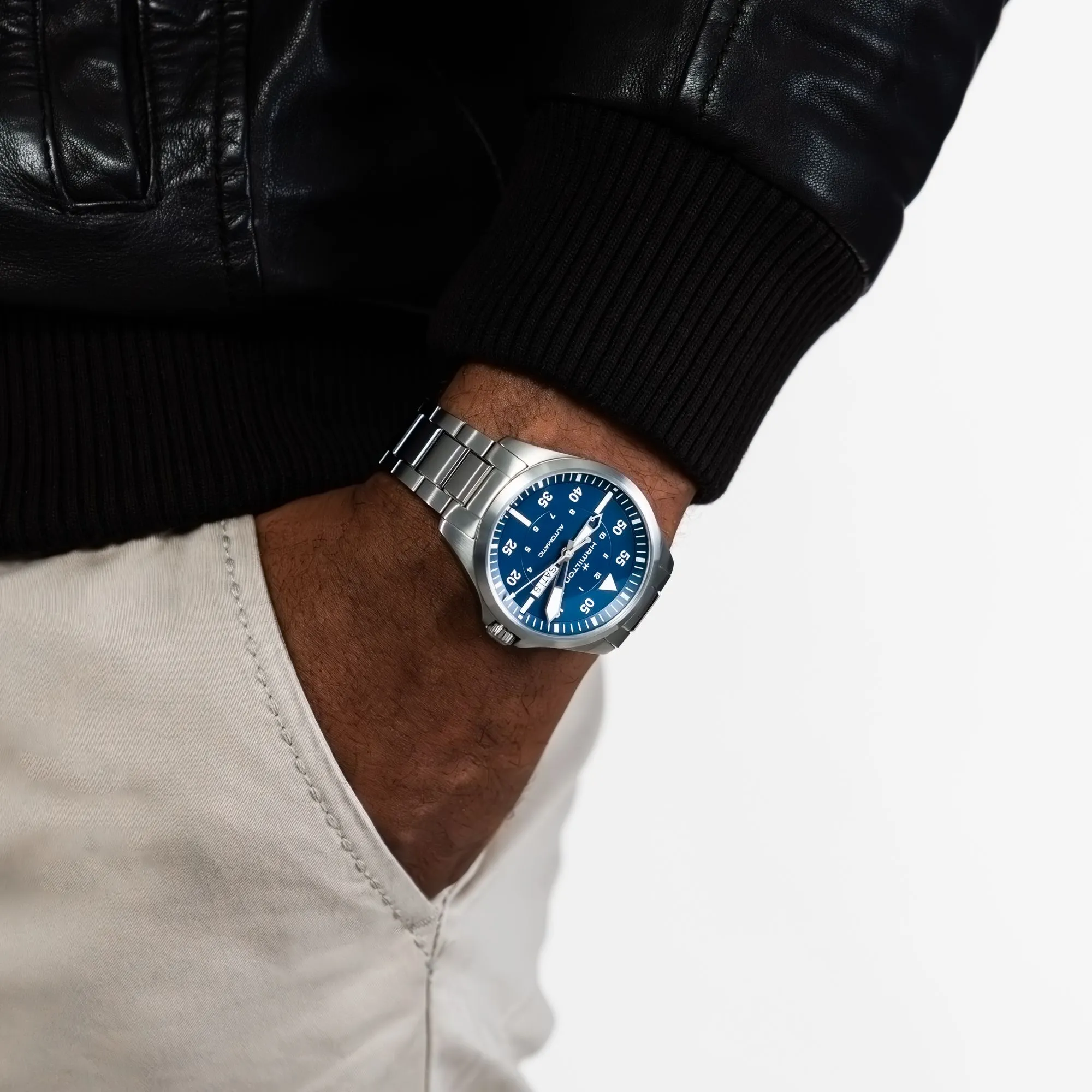 Hamilton - Khaki Aviation Pilot Day Date Auto (H64635140)