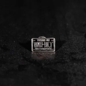 Handbuilt Show Moto Plate Soft Enamel Lapel Pin