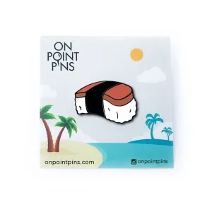 Hawaii: Spam Musubi Lapel Enamel Pin
