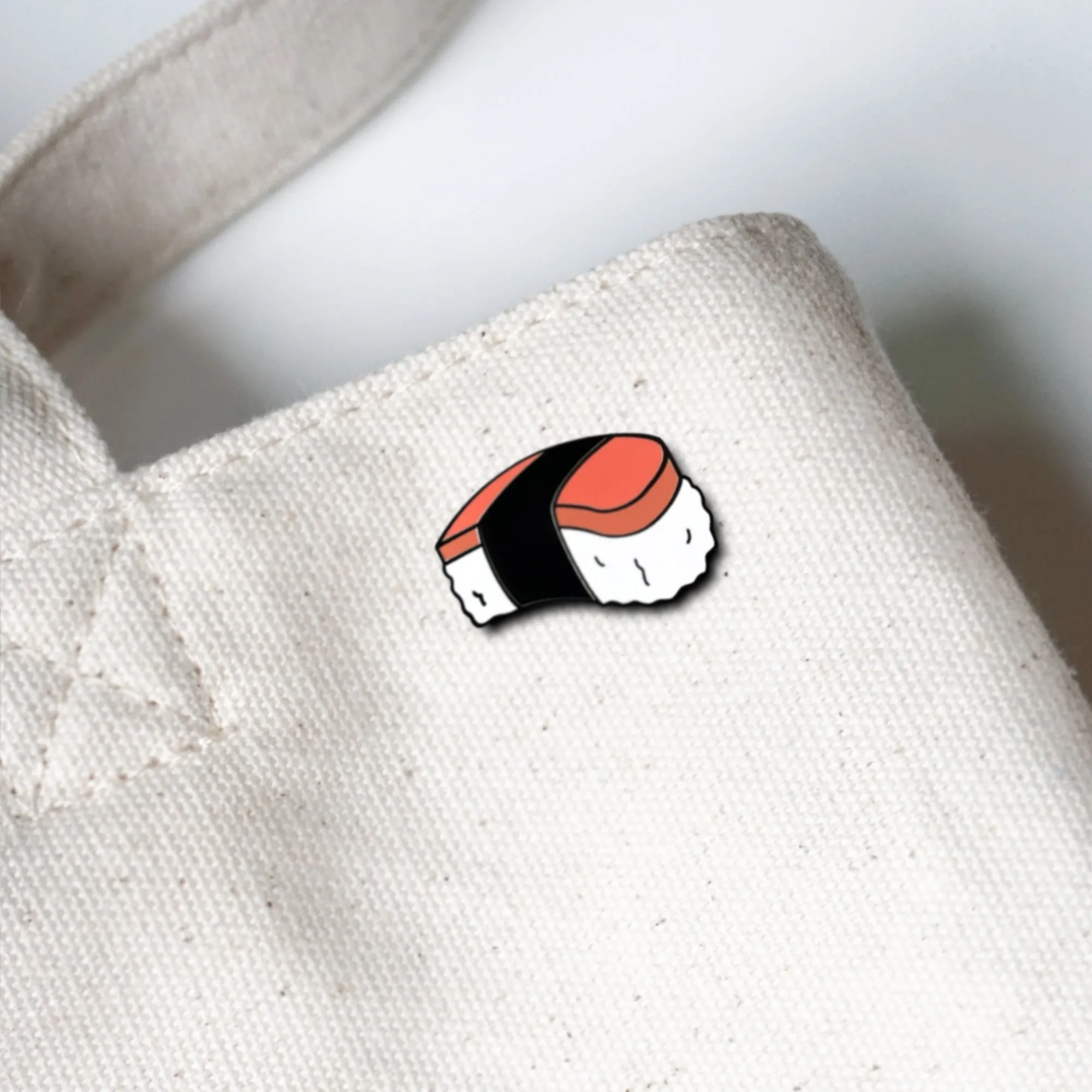 Hawaii: Spam Musubi Lapel Enamel Pin