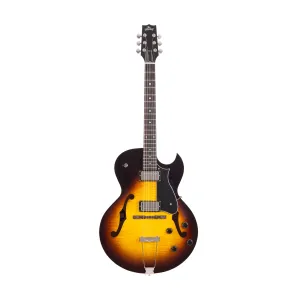 Heritage Standard Collection H-575 Hollow Electric Guitar with Case, Original Sunburst (B-Stock)