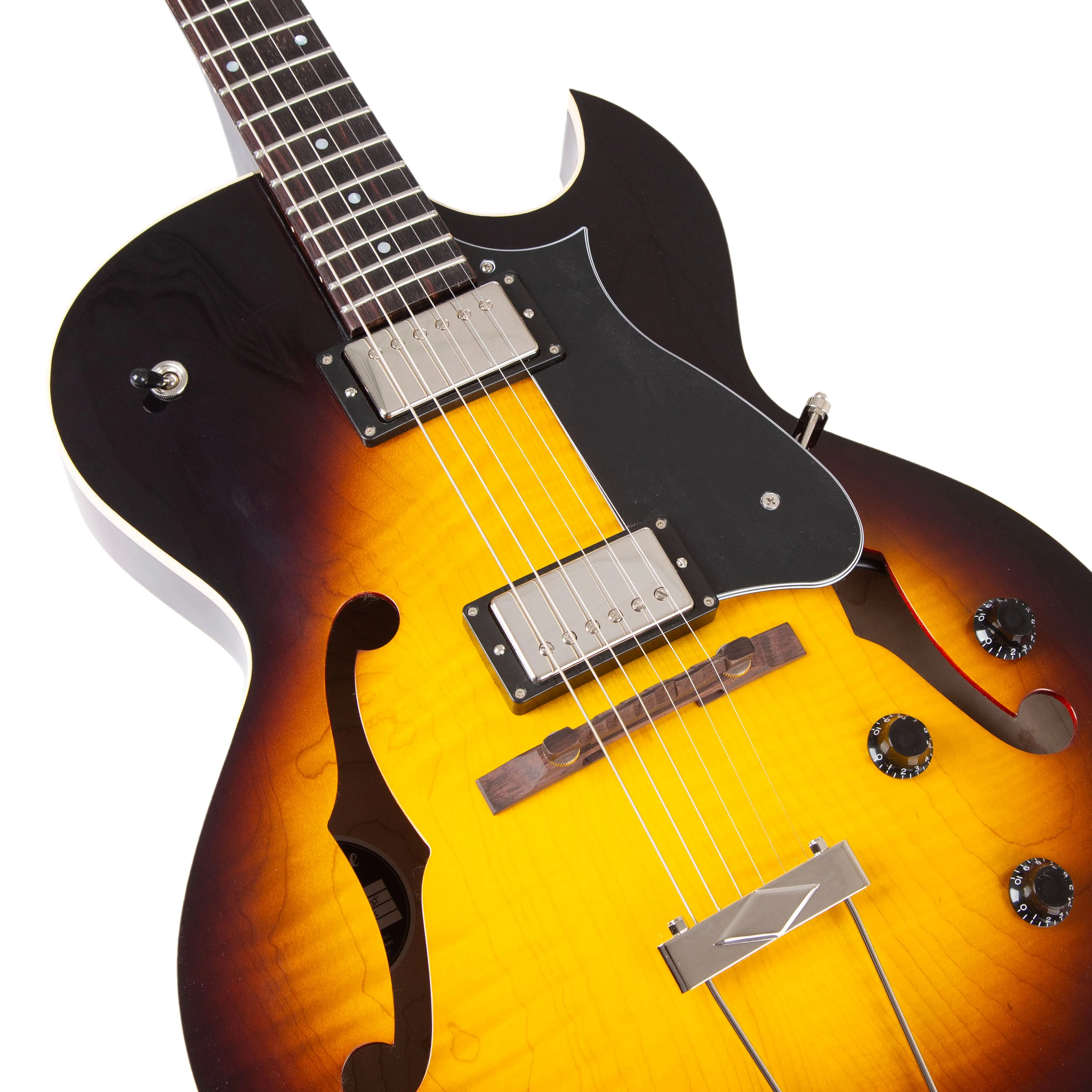 Heritage Standard Collection H-575 Hollow Electric Guitar with Case, Original Sunburst (B-Stock)