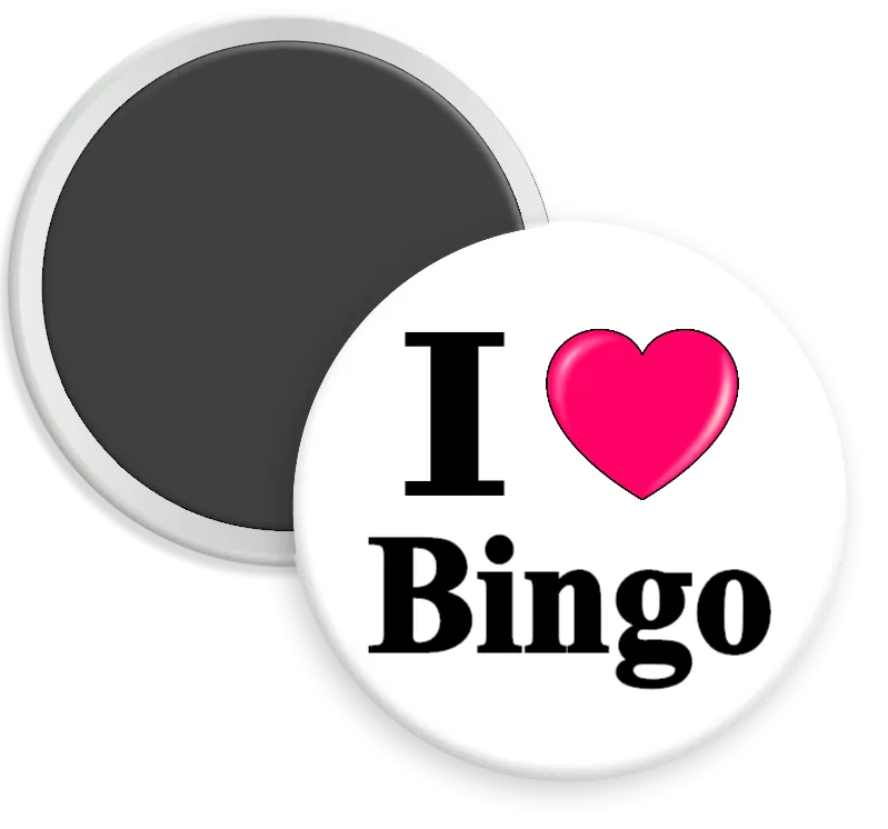 I Love Bingo Button Sets
