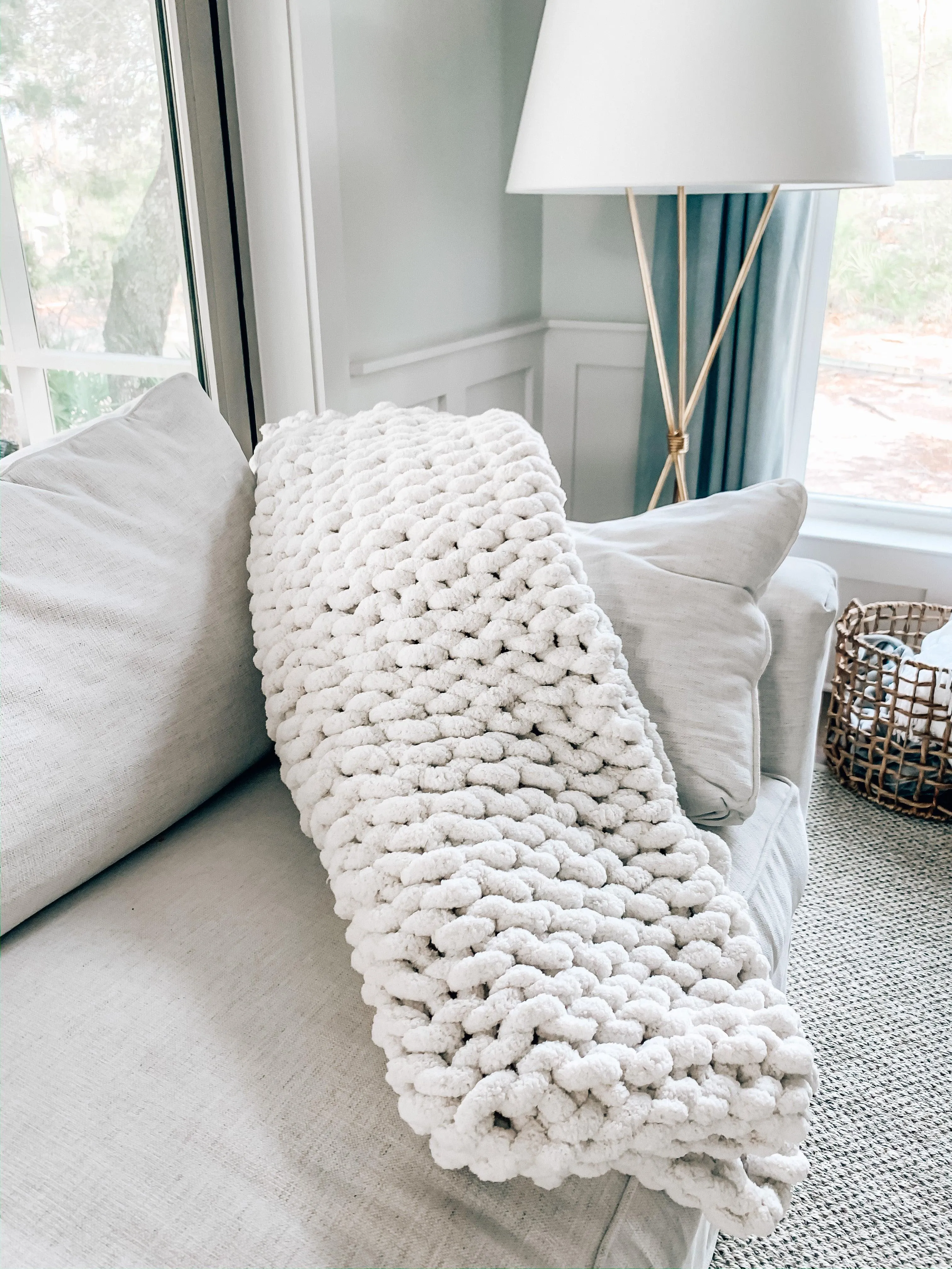 Ivory Cozy Throw