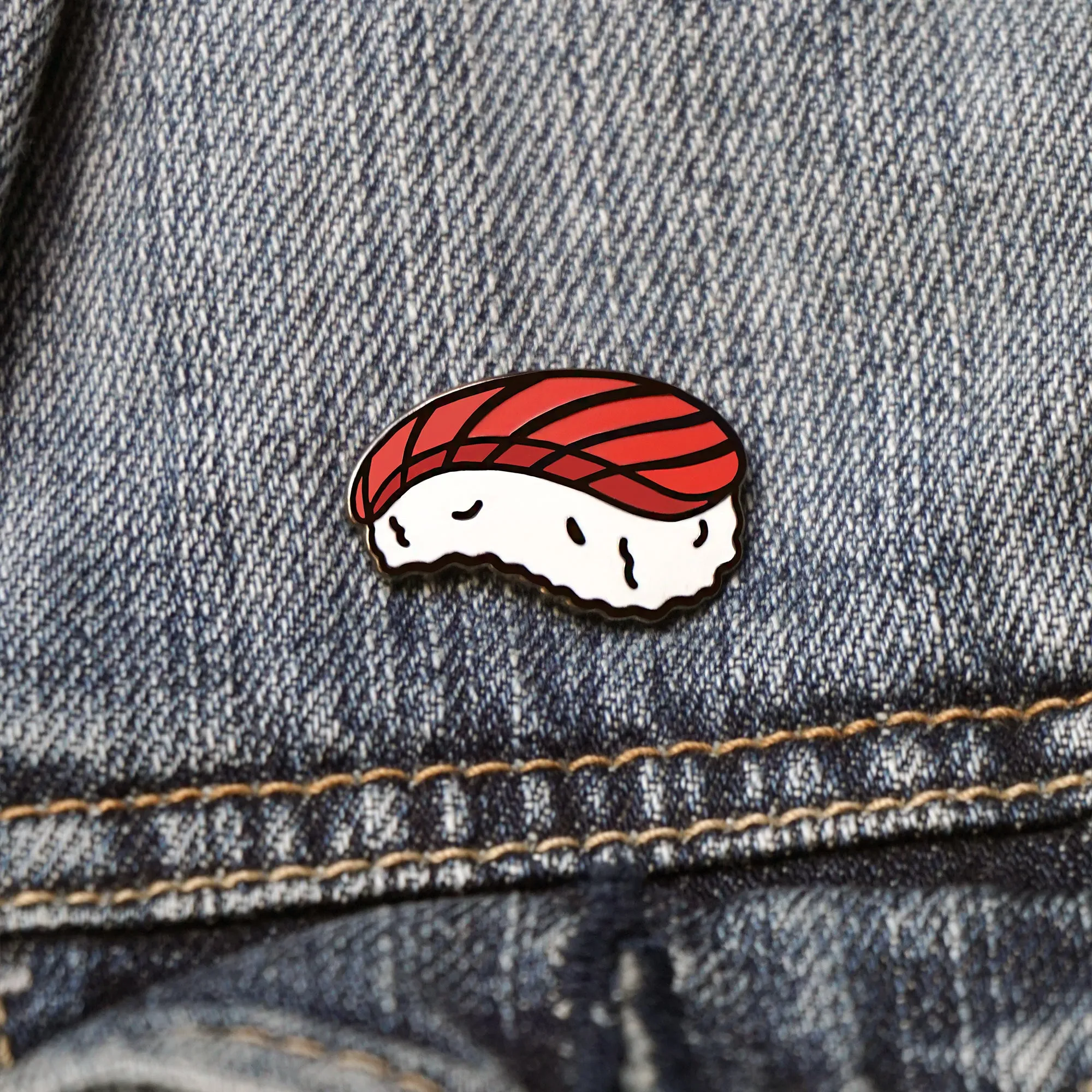 Japan: Tuna (Maguro) Nigiri Sushi Lapel Enamel Pin
