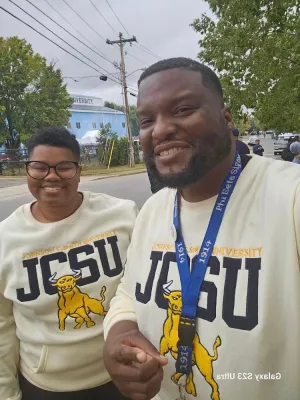 Johnson C Smith | JCSU Cream Chenille   |  Unisex Sweatshirt