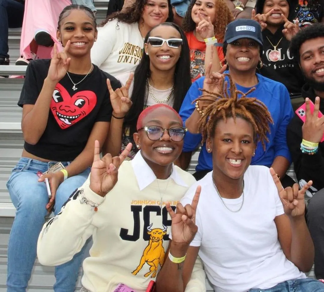 Johnson C Smith | JCSU Cream Chenille   |  Unisex Sweatshirt