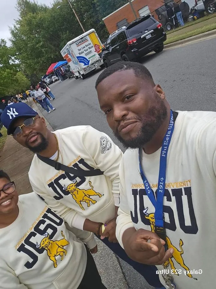 Johnson C Smith | JCSU Cream Chenille   |  Unisex Sweatshirt