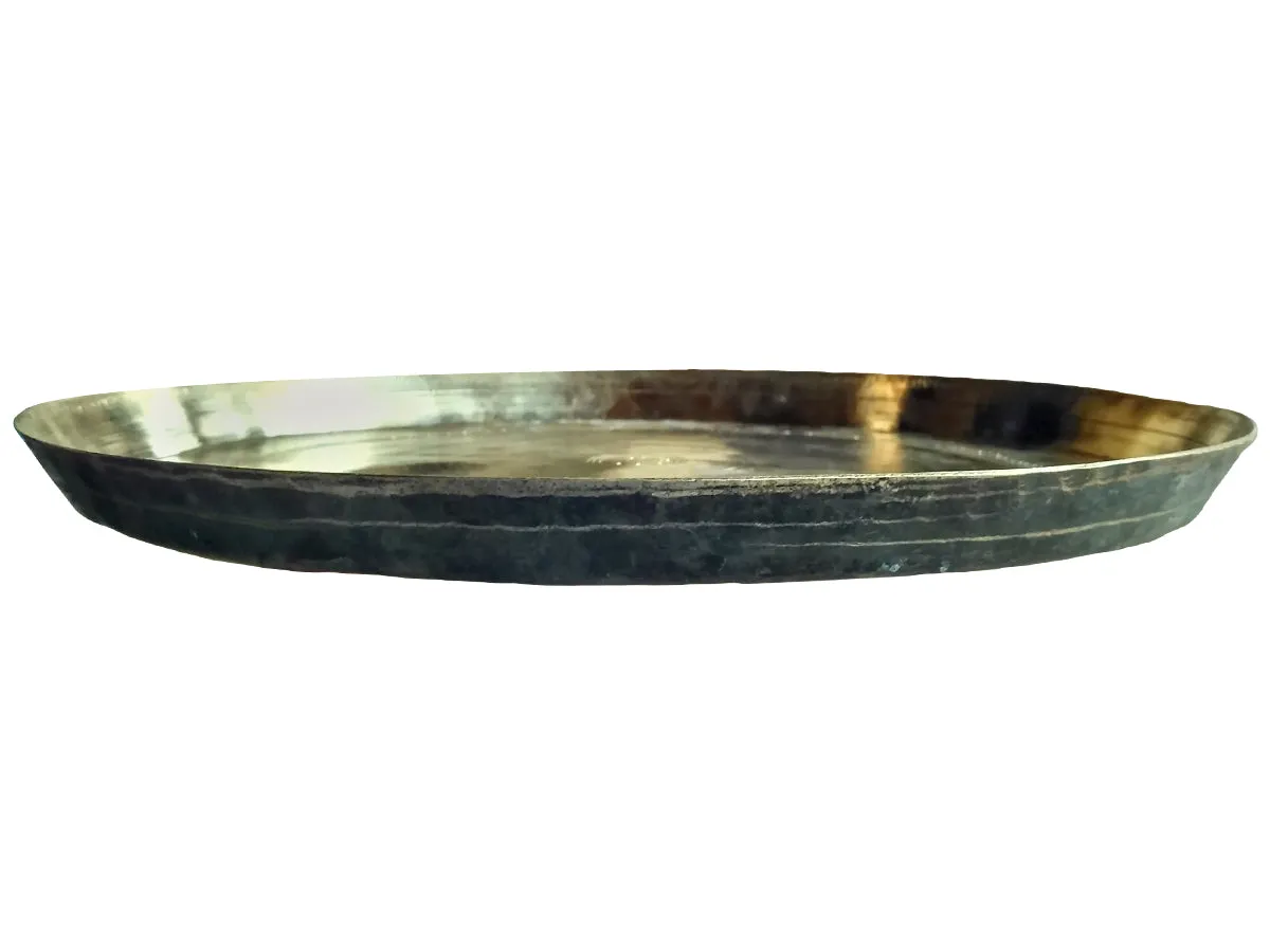Kansa-Bronze Utensils Thali from Balakati (11 Inch),Odisha