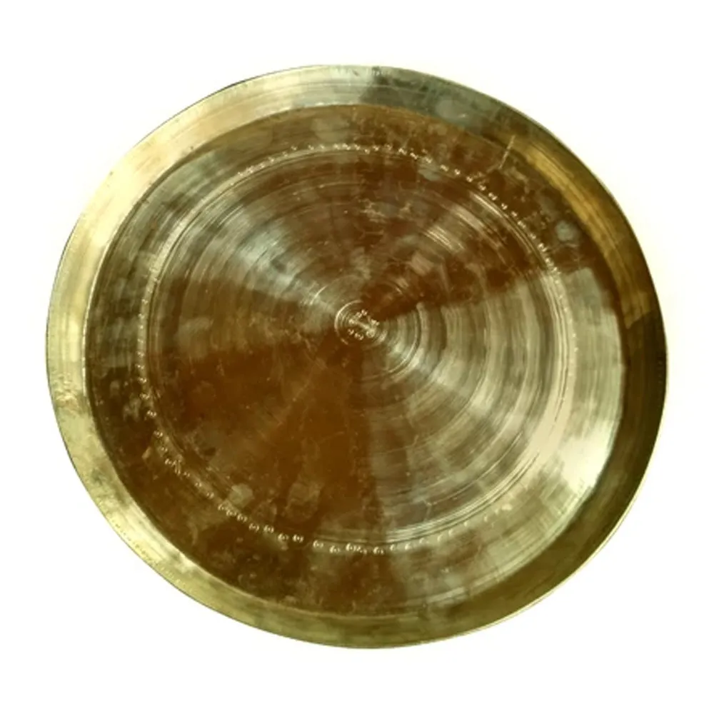 Kansa-Bronze Utensils Thali from Balakati (11 Inch),Odisha
