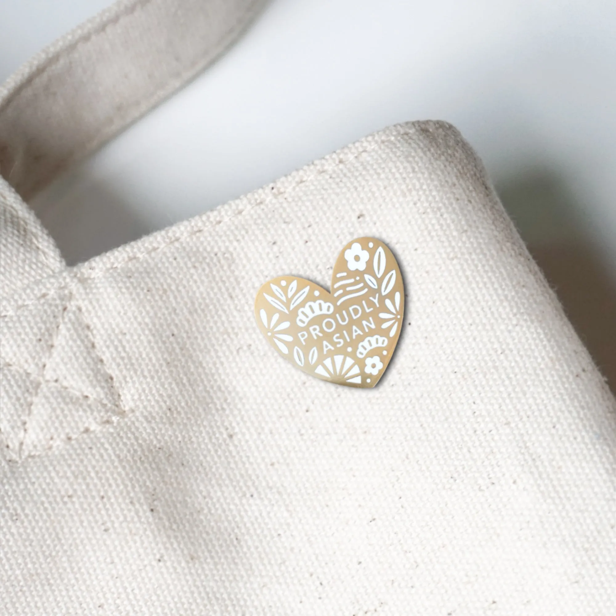 Kela Designs: Proudly Asian Enamel Pin
