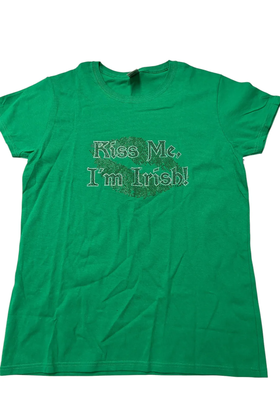 Kiss Me I'm Irish Ladies T-Shirt