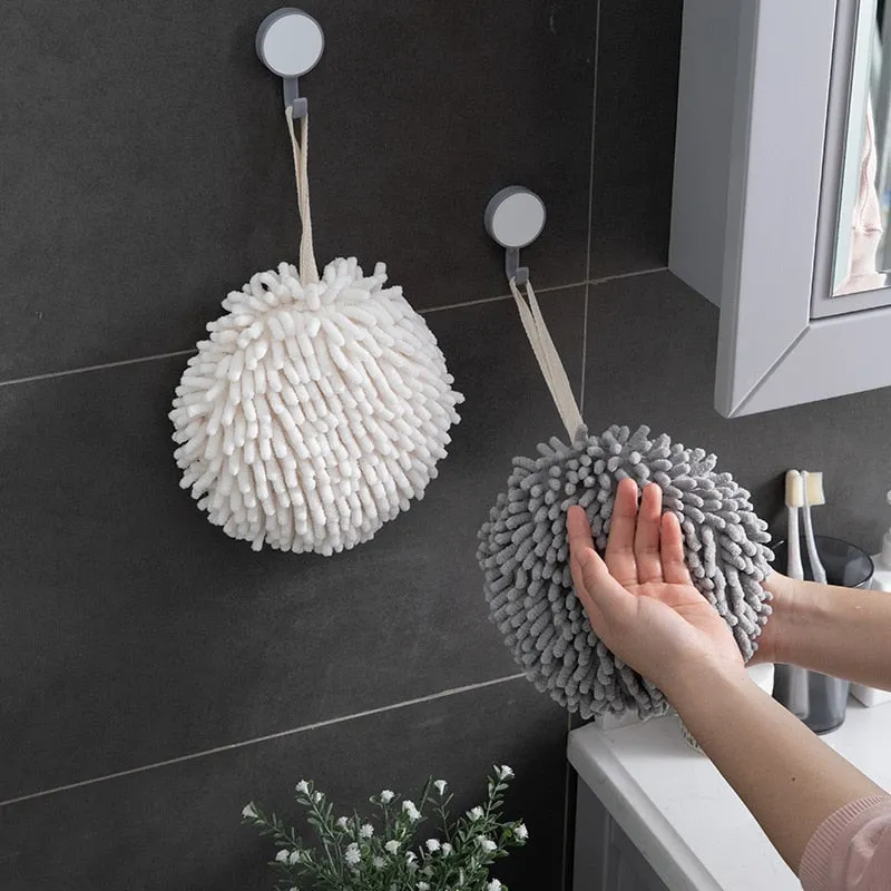 Kitchen & Bathroom Absorbent Soft Towel Ball Wipe Sponge
