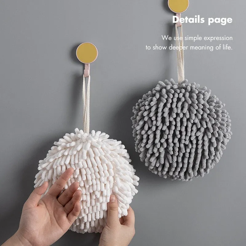 Kitchen & Bathroom Absorbent Soft Towel Ball Wipe Sponge